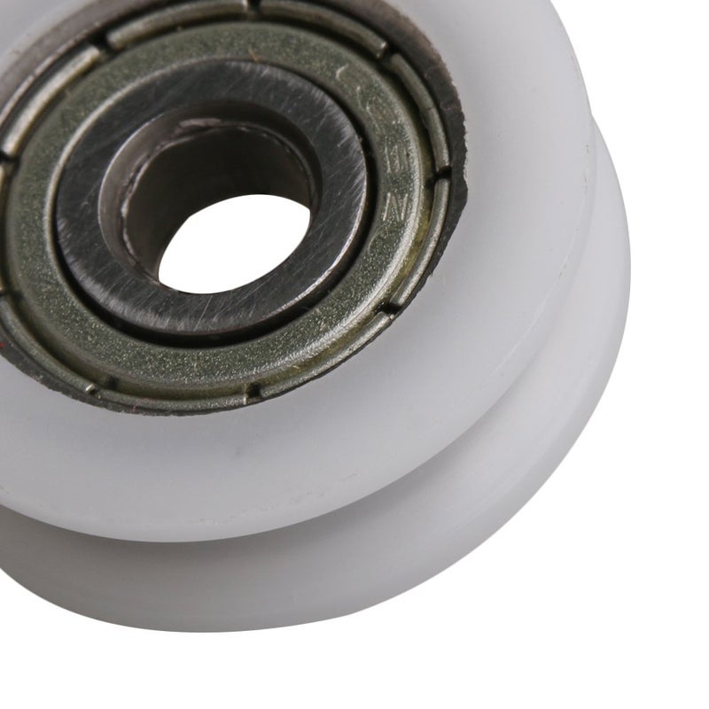 CNBTR U-Groove Pulley Wheel with Steel Bearing 4mm Width 1.6mm Depth for Max-Load 67kg Pack of 4 - Image 5